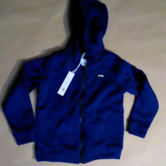 Joe's Jeans Faux Fur Lined Hoodie Big Boys Size 5 - Picture 2 of 5